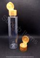 Hair Oil Bottles 100ml Transparent Bottle with Golden Cap/ Travel Bottles / Plastic Bottles for Oil, Sanitizer, Lotion, Handwash, Shampoo Bottle Empty / Refillable Bottle Empty Plastic Push Bottle. 