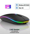 HP W10 Wireless RGB Bluetooth, Wireless, Rechargeable Slim Mouse. 