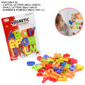 Magnetic Letters and Numbers 26 Pieces, 1.5 Inch Large Size Fun Alphabet Kit for Kids, ABC Educational Toys, Refrigerator Magnetic Board, Preschool Learning Toys Available In Capital ABC, Small Alphabets & Numbers Symbols. 