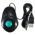 New Finger Handhold 4DB Mini Trackball Mouse Wired Mice Portable Thumb Control For PC Computer. 