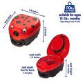 Ladybug Travel Potty, Award-Winning Portable Toddler Toilet Seat for Kids to Take Everywhere. 