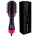 Original Ionic Hair Blow Dryer Brush & Volumizer, Professional One-Step Hot Air Brush with Enhanced Titanium Barrel, Hair Dryer And Styler in One. 