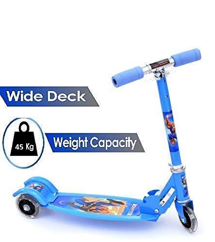 Scooty For Kids Adjustable 3 Wheel Kick Scooter Gifts For Toddlers Children Boys Girls Wide Deck Heavy Weight Metal Body