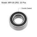 MR105-2RS-20 x Bearing-Black. 