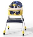 Dining Chair Adjustable Folding Children Dining Table High Chair with Adjustable Tray & Booster Seat. 