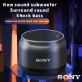 [Ready stock free shipping cod] S16 original Sony Bluetooth speaker high definition stereo outdoor high low bass long battery music meter low bass. 
