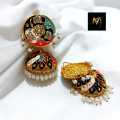 Earrings  [jhumkas with mena kari] for women & girls.. 