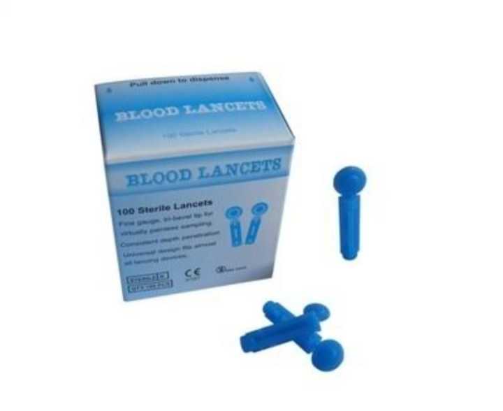 Blood Lancets, Sugar Test Needles, Glucometer Lancets, Diabetic Lancets (Pack of 200 Pcs)