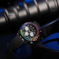 Pintime brand fashion business luxury, timepiece, silicone, quartz men's watch. 