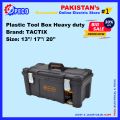 Plastic Tool Box Heavy duty | Brand: TACTIX. 