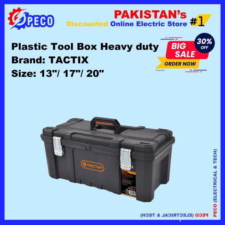 Plastic Tool Box Heavy duty | Brand: TACTIX