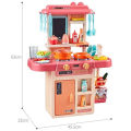 Big Modern Kitchen with light- 43 pcs set. 