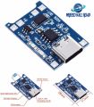 TP4056 Type C USB 18650 Li-Ion Lithium Battery Charging Module With Battery Protection Circuit In Pakistan. 
