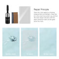 1 set Cracked Glass Repair Kit Windshield Nano Repair DIY Car Window Phone Screen Repair Utensil Scratch Crack Restore Black and white professional design. 