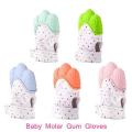 Baby Teethers Natural Silicone Gloves Teether Sensory Handmade Waterproof Fabric. 