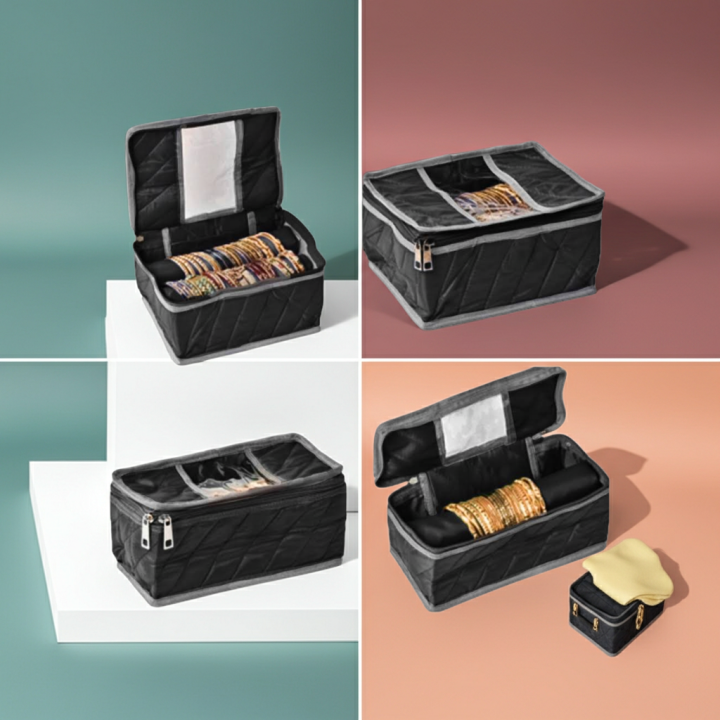 Customize%20Jewellery%20Organizer%20%E2%80%93%20Organizer%20%E2%80%93%20Storage%20Box%20%E2%80%93%20Storage%20Bag%20%E2%80%93%20Storage%20Organizer%20%E2%80%93%20Storage%20%E2%80%93%20Elegant%20Multi-Compartment%20Bangle%20Holder%20For%20Travel%20&%20Home%20Clutter%20Free%20Jewelry%20Storage%20Solution%20-%20Image%205