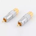 1Pair/2pcs RCA Plug 24K glod plated - Nakamichi. 