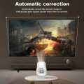 HONGTOP P30 Smart Mini android Projector Android 11 WiFi6 Support 4K 1080P Projector 2.4G&5G WiFi 1280*720P Smart Home Cinema Portable Projector home theater projector system indoor outdoor. 