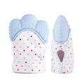 Baby Teethers Natural Silicone Gloves Teether Sensory Handmade Waterproof Fabric. 
