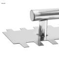 Steel Plastering Trowel Notched Spreader with Finishing Trowel Putty Drywall Hand Tool 30cm. 