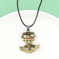 Anime One Piece Trafalgar Law Necklace Monkey D. Luffy Vintage Vintage Skull Pendant Necklace for Women Jewelry Choker. 