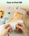 Thermal Printer Colorful Printing Stickers Self Adhesive Paper Roll 57*25mm for Portable Bluetooth Mini Printer for Printing Photos/ Pictures/Office Receipt/Labels/Note/QR Code/Labels/Memo. 