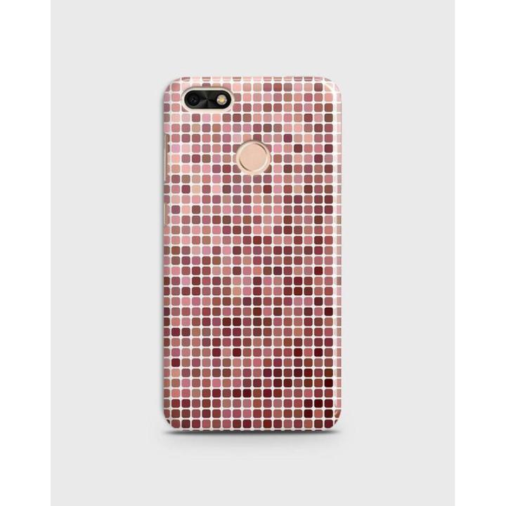 Huawei G9 Lite Cover 3d Hard case  Brown Square Print - 1cover2598