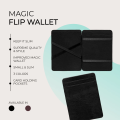 Leather Magic Money Clips Wallet Para Carteras Card & ID Holder Clamp Money Case With Elastic Band. 