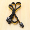 4X ATX CPU 8 Pin Male to Dual PCIe 8(6+2) Pin Male Power Adapter Cable for Only Modular Power Supply, 60cm+20cm. 