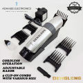 Dengleng Hair and Beard Trimmer Professional Series - Rechargeable Clipper Shaver and Groomer - RF609. 