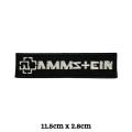 Rammstein Music Band Embroidered Iron On Patch Sew On Badge For Kids T shirts Bags Caps Jeans And Applique. 