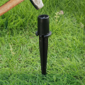 12 Pack Metal Replacement Stakes for Solar Lights Outdoor, 0.78 X 5.35 Inch Solar Pathway Lights Spike Replacer Easy to Use. 