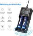 Universal Battery Charger XTAR VC2SL LCD Display Speedy Smart Charger for Rechargeable Batteries Ni-MH Ni-Cd AA AAA Li-ion IMR. 