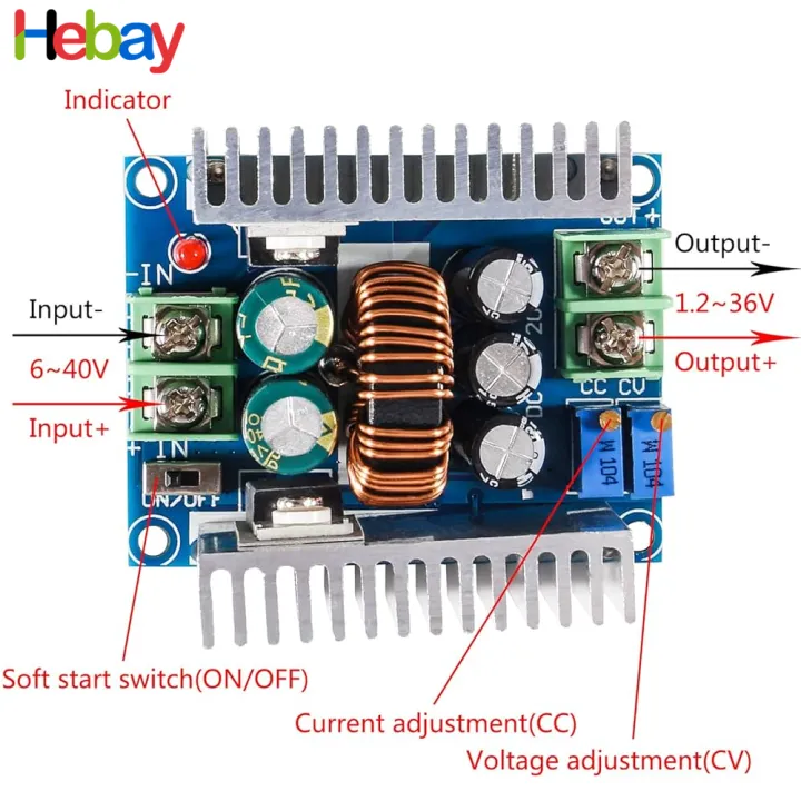 300w%2020a%20Adjustable%20Dc-dc%20Step%20Down%20Buck%20Converter%20Voltage%20Regulator%20Power%20Supply%20Module%20-%20Image%203