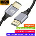 Liubakunhui Ultra Slim Flexible HDMI 2.1v Cable 8K Ultra High Speed HDR for HD TV Laptop Projector PS4/5. 