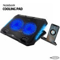 S900 Cooling Pad For 14-17 Inch Laptops Gaming Notebook Dual USB Ports Adjustable Height RGB Laptop Cooling Pad Stand. 