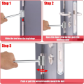 (GGBR) Hinges Gaps Adjusting Wrench, 0.91-0.98in Steel Door Hinge Adjustment Tool Door Hinge Repair Spanner Practical Tools. 