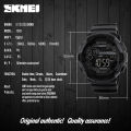 SKMEI Sports Fashion Digital Waterproof LED Chronograph Double Time Watches for Men 1243. 
