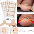 12pcs Ingrown Toenails Band Aid Relief Pain Paronychia Correction Pedicure Elastic Force Sticker Repair Bandage Toe Nail Care. 