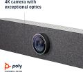 Poly Studio P15 Personal Video Bar (Plantronics + Polycom) - 4K Video Quality - Camera, Microphones & Speaker Solution with Premium Audio & Video - Certified for Zoom and Teams. 