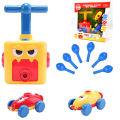 Inertial Power Balloon Car Inflatable Balloon Pump Hand Push Mini Plastic Inflator Air Pump Power Science Experiment Toy. 