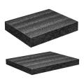 Polyethylene Foam Sheet Foam Padding High Density Black Cushion Foam Packing Pad Cuttable Foam Insert for Tool Game Box Cases. 