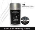 King Hair Fibers 12g (Black), (Dark Brown), (Medium Brown), (Light Brown) for Men & Women King Best Hair Building Fibers alternative toppik Hair Fibers, Caboki Hair Fibers, Hair Building Fibers, | Fill In Fine or Thinning Hair | Instantly Thicker. 