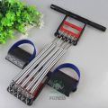 3 In 1 Chest Developer Spring Expander+Hand Grip+Pedal 5 Spring Multi-functional Detachable Muscle Exercise Equipment. 