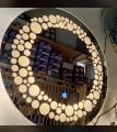 LED Touch Sensor Light  Mirror 24/24 inches Size Best for Make-Up, Bathroom Mirror, Modern Lounge Mirror. 