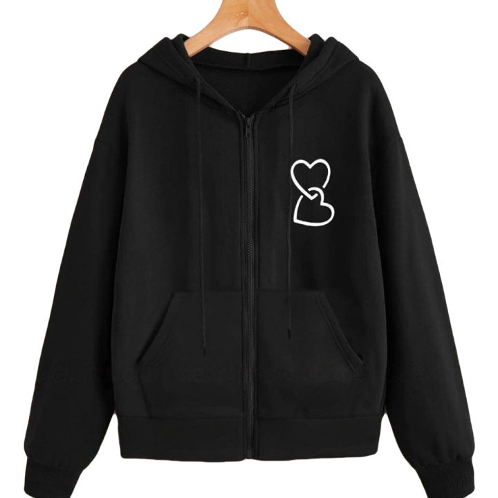 Black%20Heart%20Print%20Fleece%20Hoodie%20for%20Girls%20and%20Women%20Winter%20Wear%20-%20Image%202