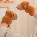 PinShang Capybara Plush Wrist Bracelet For Kids Snap Ring Capybara Cartoon Cute Plush Toy Christmas Gifts For Girls Boys. 