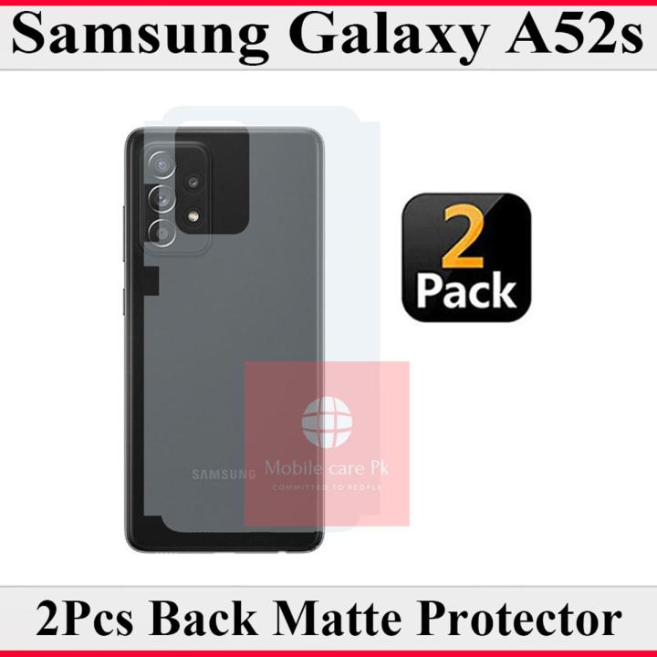 2Pcs Samsung Galaxy A52s Matte Protection Soft Skin Sheet Soft Film Back Protector For Samsung Galaxy A52s