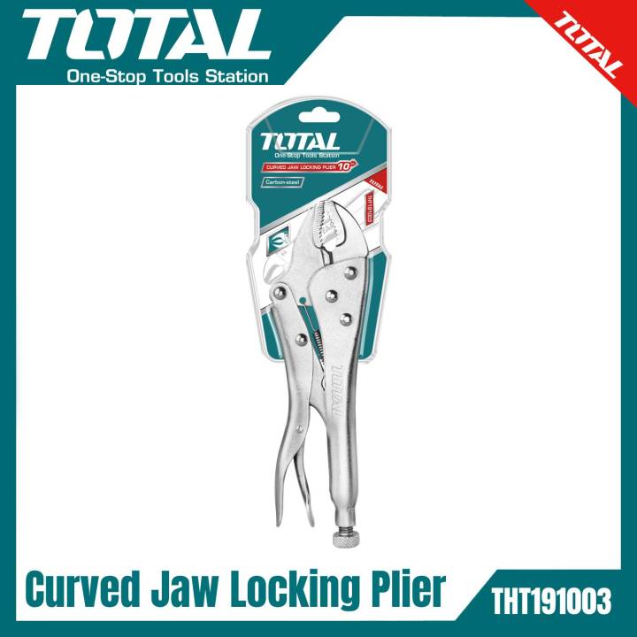 TOTAL 10" Curved Jaw Locking Plier THT191003