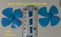 Mini Plastic 3-Wings Propellers Non Breakable / 3 Wings Fan DC /4 Wings Fan DC 3v to 12v / DIY 4 blade plastic fan for projects - plastic propeller. 